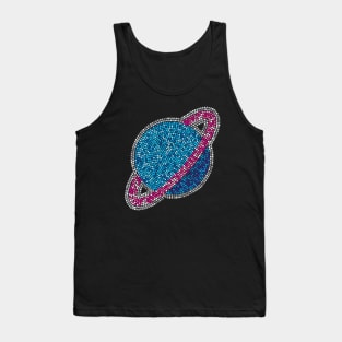 Sequins Planet Tank Top